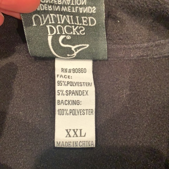 Ducks unlimited fleece, polyester, spandex vest - Picture 6 of 10